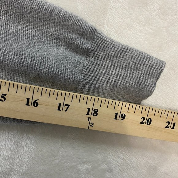 Jos A Bank Sweater Gray Traveler Pima Cotton 1/4 Zip Mock Neck Men’s Small - Picture 8 of 8